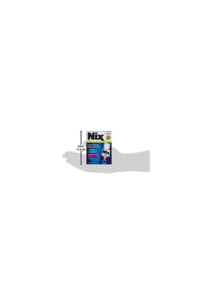 Nix Lice Killing Creme Rinse with Lice Removing Comb - Maximum Strength Treatment for Lice and Eggs - 2 Fluid Ounces - Image 5